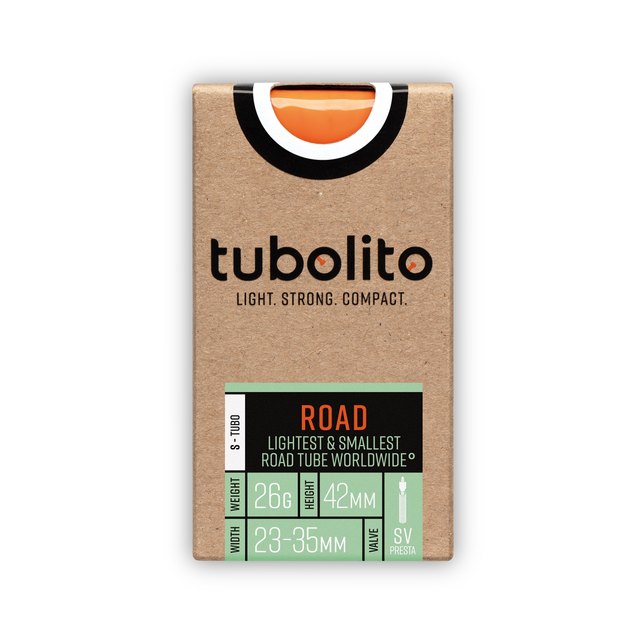 Tubolito S-Tubo-ROAD TPU Inner Tube. Manufacturer reference photo; color and size may vary.