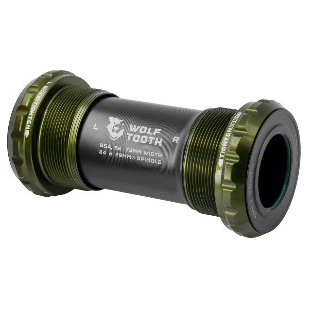 Wolf Tooth Components BSA Bottom Bracket. Manufacturer reference photo; color and size may vary.