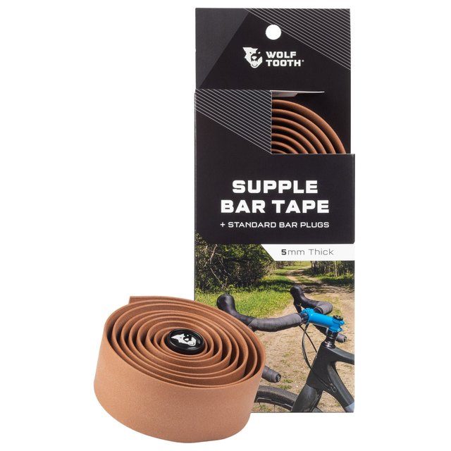 Wolf Tooth Components Supple Bar Tape. Manufacturer reference photo; color and size may vary.