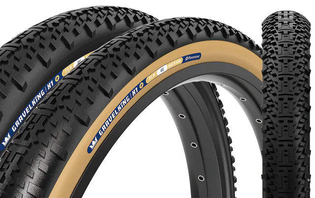 Panaracer GravelKing X1 Plus Gravel Tire. Manufacturer reference photo; color and size may vary.