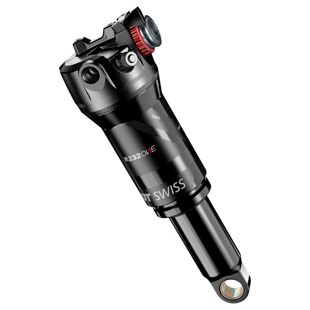 DT Swiss R 232 ONE 165 × 40 mm Rear Shock. Manufacturer reference photo; color and size may vary.