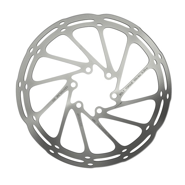 SRAM CenterLine 160 mm 6-bolt Brake Rotor. Manufacturer reference photo; color and size may vary.