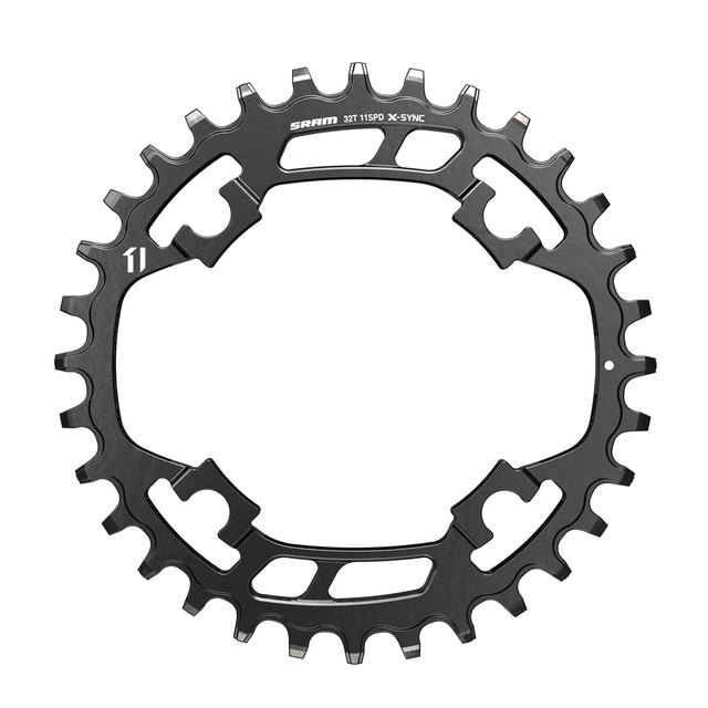 SRAM X-SYNC 94BCD Chainrings. Manufacturer reference photo; color and size may vary.