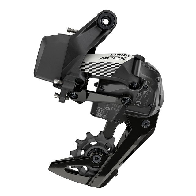 SRAM Apex XPLR AXS Rear Derailleur. Manufacturer reference photo; color and size may vary.