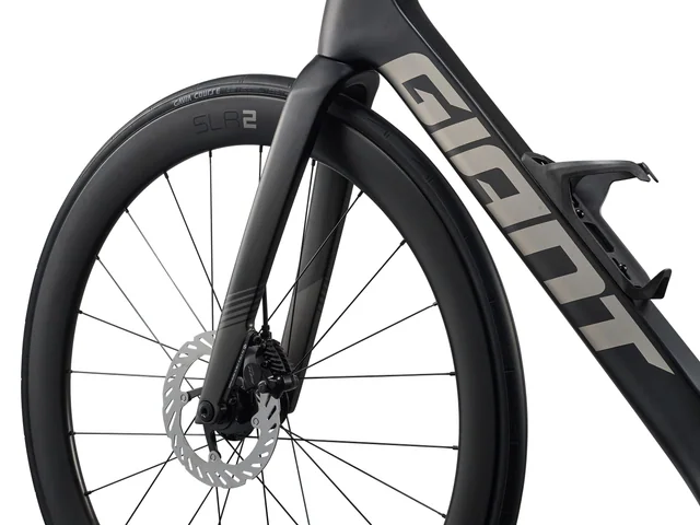 Propel Advanced 1 Advanced-grade Composite Fork, manufacturer fork crown legs axle and disc mount detail