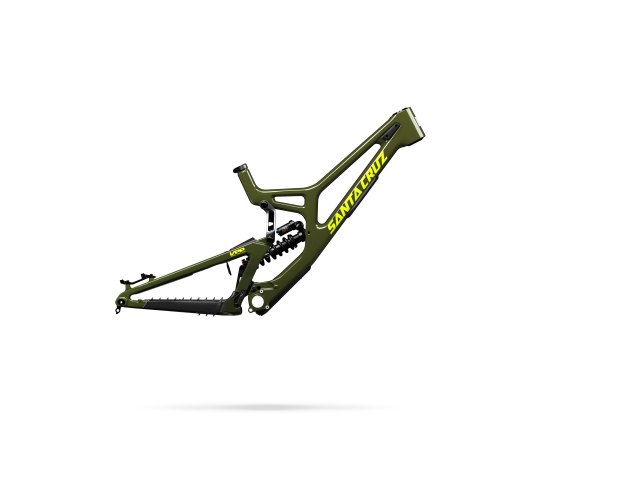 Santa Cruz V10 CC Downhill Frame 2027. Manufacturer reference photo; color and size may vary.