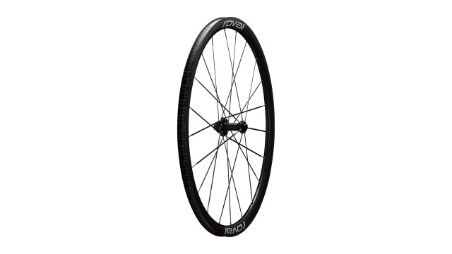 Roval Alpinist CLX III 700c front wheel, gloss carbon and white