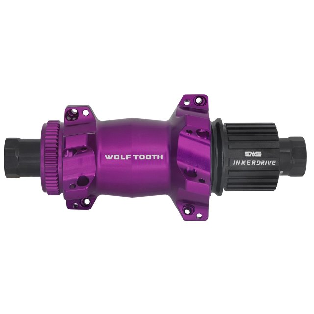 Wolf Tooth Components Road / Gravel Rear Hub - Straight Pull Centerlock. Manufacturer reference photo; color and size may vary.