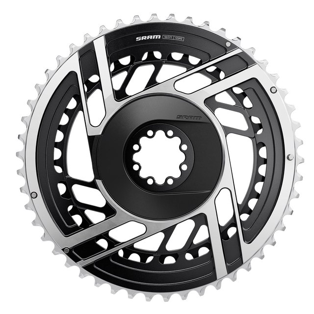 SRAM RED 2x Chainring Kit. Manufacturer reference photo; color and size may vary.