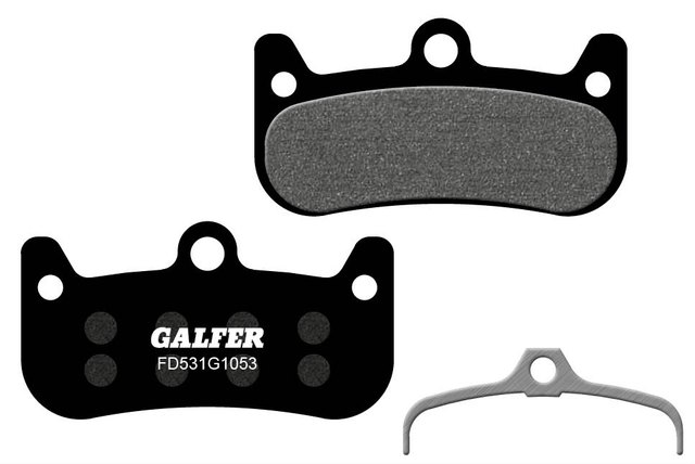 Galfer Formula Cura 4 FD531 G1455 Road Brake Pads. Manufacturer reference photo; color and size may vary.