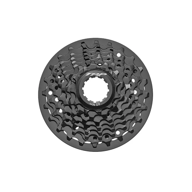 TRP TRP EVO 7 DH 11-24T Cassette. Manufacturer reference photo; color and size may vary.