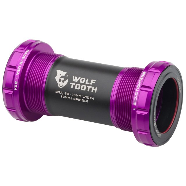 Wolf Tooth Components BSA Bottom Bracket. Manufacturer reference photo; color and size may vary.