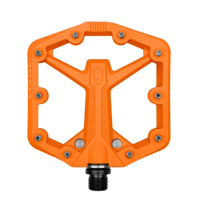 Crankbrothers Stamp 1 Gen 2 Small Composite Flat Pedal. Manufacturer reference photo; color and size may vary.