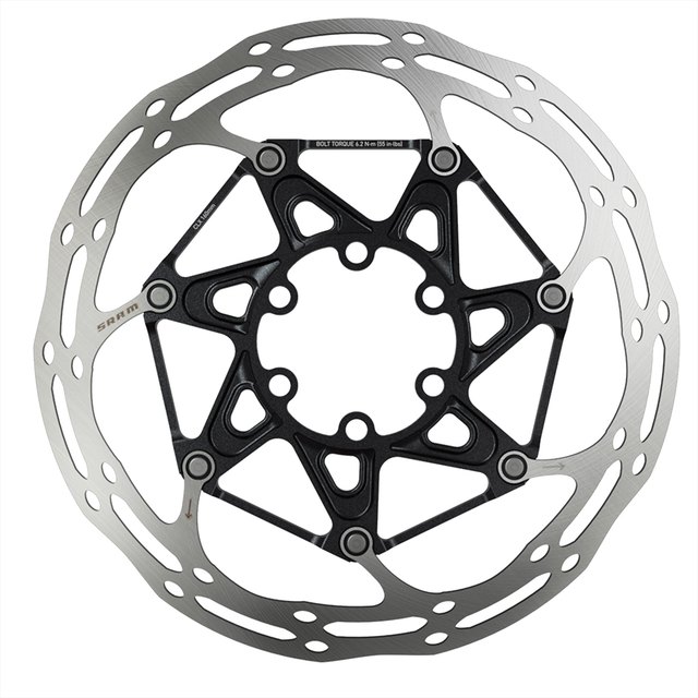 SRAM CenterLine X 160 mm 6-bolt Brake Rotor. Manufacturer reference photo; color and size may vary.