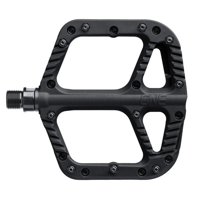 OneUp Components Composite Flat Pedal. Manufacturer reference photo; color and size may vary.