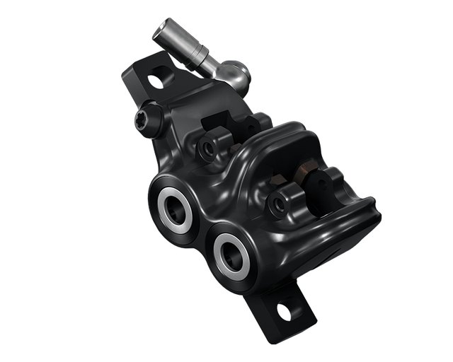 MAGURA MAGURA MT5 4-Piston Post Mount Brake Caliper Assembly. Manufacturer reference photo; color and size may vary.