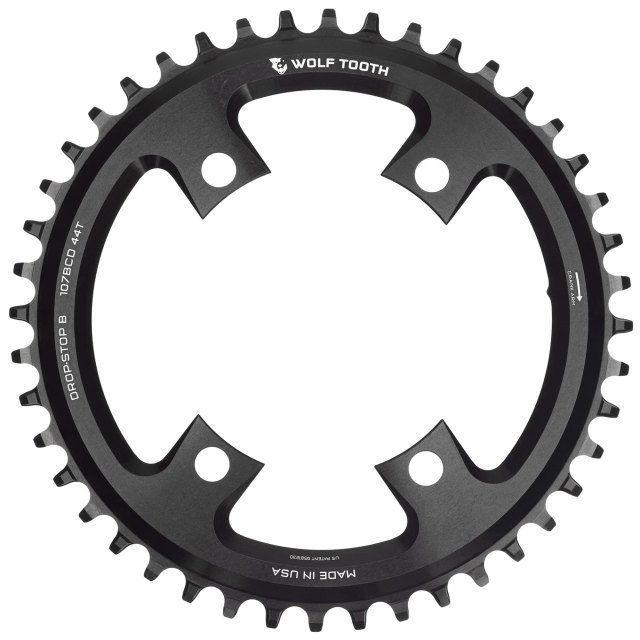 Wolf Tooth Components 107 BCD Chainrings for SRAM. Manufacturer reference photo; color and size may vary.