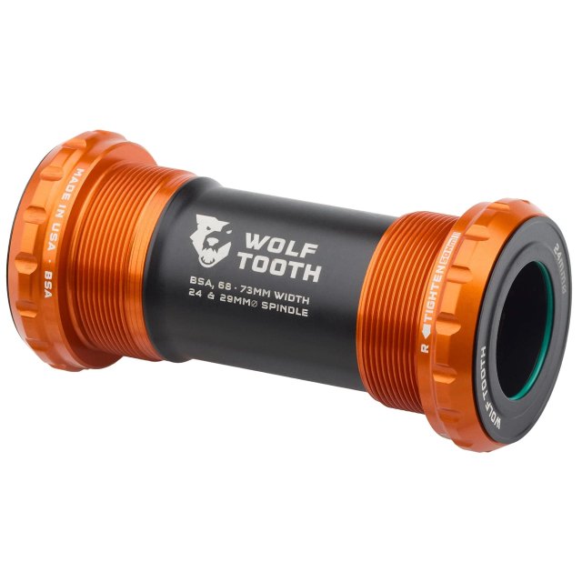Wolf Tooth Components BSA Bottom Bracket. Manufacturer reference photo; color and size may vary.