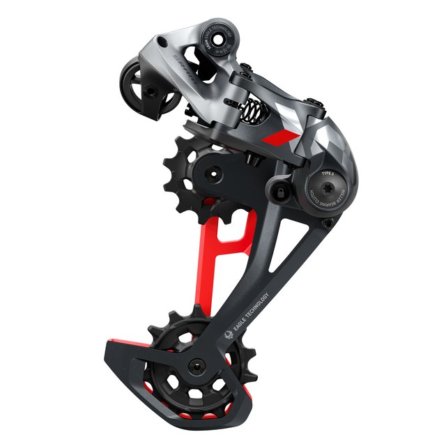 SRAM X01 Eagle Rear Derailleur. Manufacturer reference photo; color and size may vary.