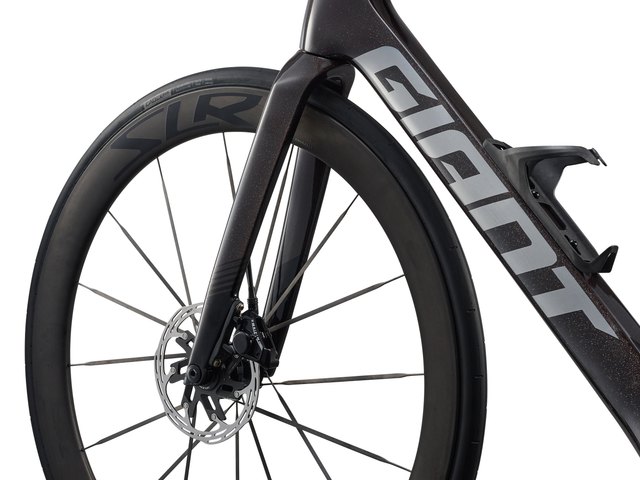 Propel Advanced Pro 0-AXS Advanced SL-grade Composite Fork, manufacturer fork crown legs axle and disc mount detail