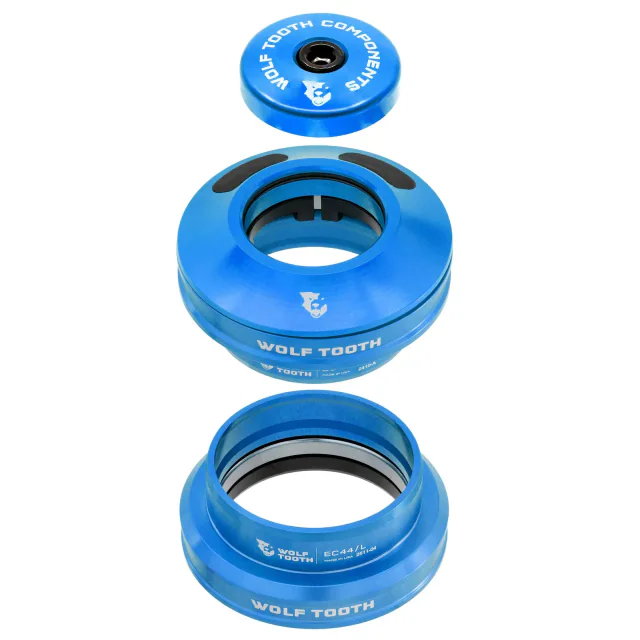 Wolf Tooth Components Wolf Tooth Premium EC44 Aero Headset for Semi-Internal Routing. Manufacturer reference photo; color and size may vary.
