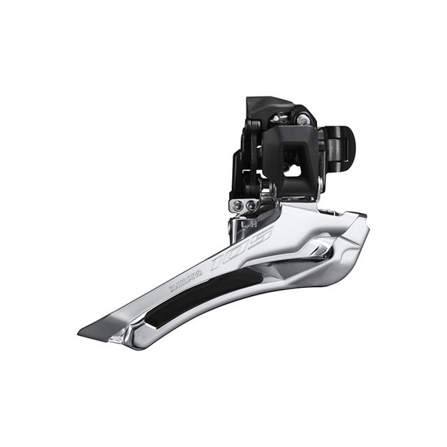 Shimano 105 FD-R7100-B Front Derailleur. Manufacturer reference photo; color and size may vary.