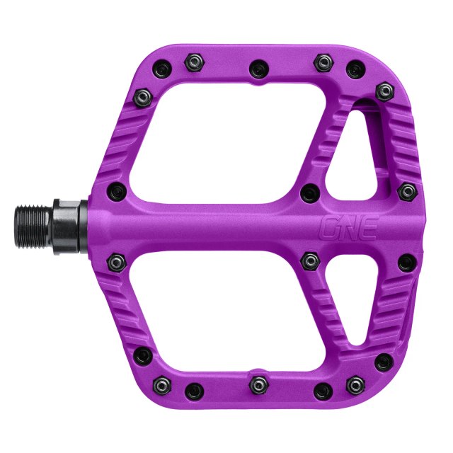 OneUp Components Composite Flat Pedal. Manufacturer reference photo; color and size may vary.