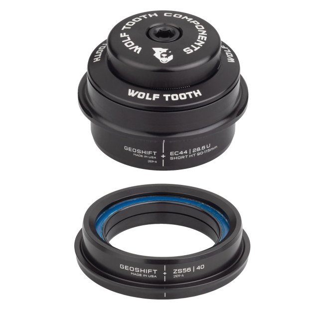 Wolf Tooth Components Wolf Tooth 2 Degree GeoShift Performance Angle Headset. Manufacturer reference photo; color and size may vary.