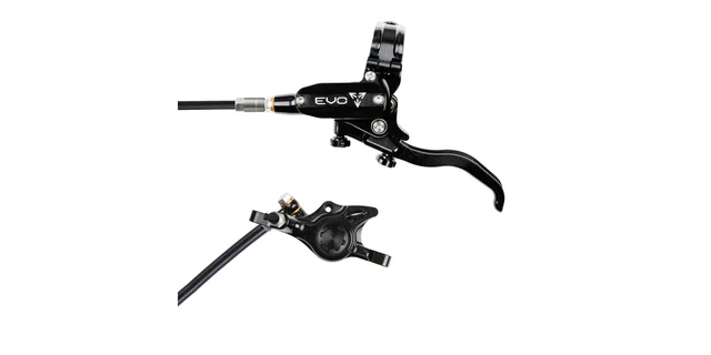 Hope Technology Hope EVO X2 Flat Mount Two-Piston Hydraulic Disc Brake. Manufacturer reference photo; color and size may vary.