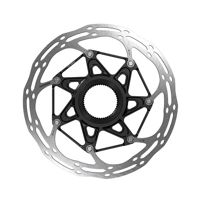 SRAM CenterLine X 160 mm Center Lock Brake Rotor. Manufacturer reference photo; color and size may vary.