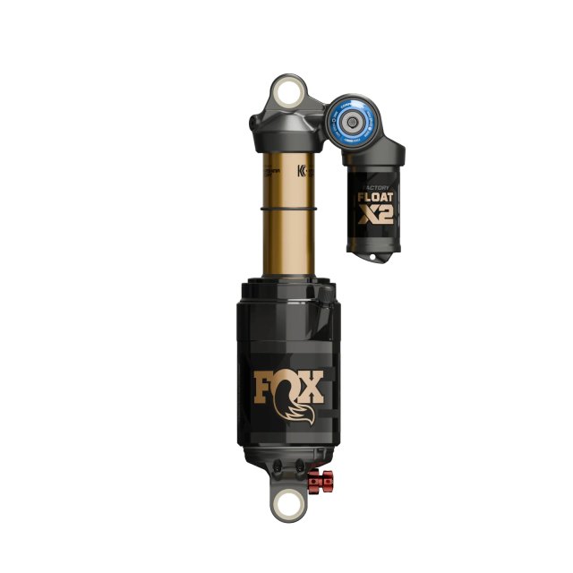 Fox FLOAT X2 Factory 250 x 75 mm Shock. Manufacturer reference photo; color and size may vary.
