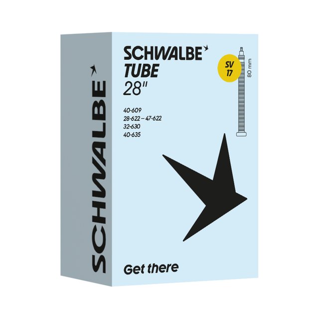 Schwalbe Tube 17 Bicycle Inner Tube, article 10466003, SV17,80mm
