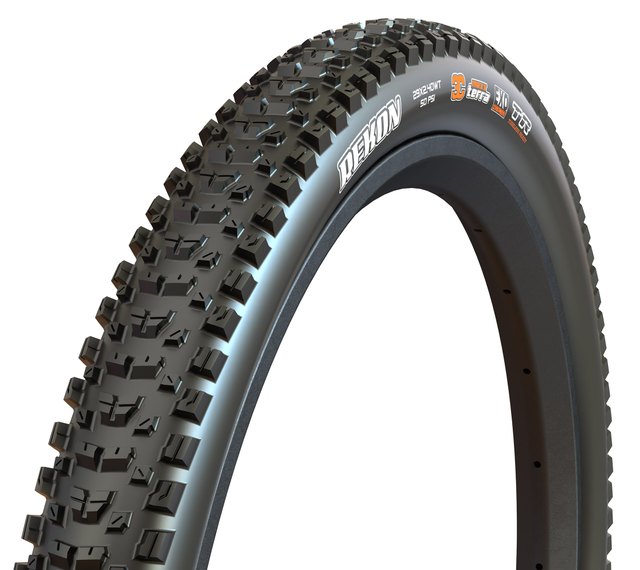 Maxxis Rekon Mountain Tire. Manufacturer reference photo; color and size may vary.