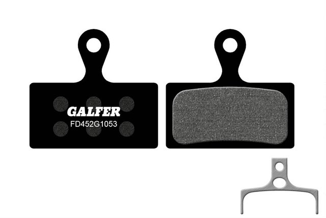 Galfer Shimano XTR / XT / SLX FD452 G1554T Pro Brake Pads. Manufacturer reference photo; color and size may vary.