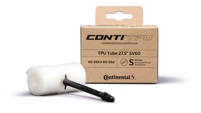 Continental ContiTPU Inner Tube. Manufacturer reference photo; color and size may vary.