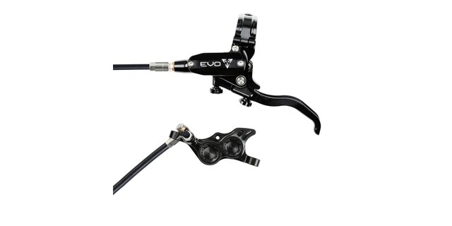 Hope Technology Hope EVO TR4 Four-Piston Hydraulic Disc Brake. Manufacturer reference photo; color and size may vary.