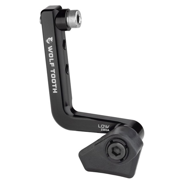 Wolf Tooth Components LoneWolf Aero Chainguide Braze-On Mount. Manufacturer reference photo; color and size may vary.