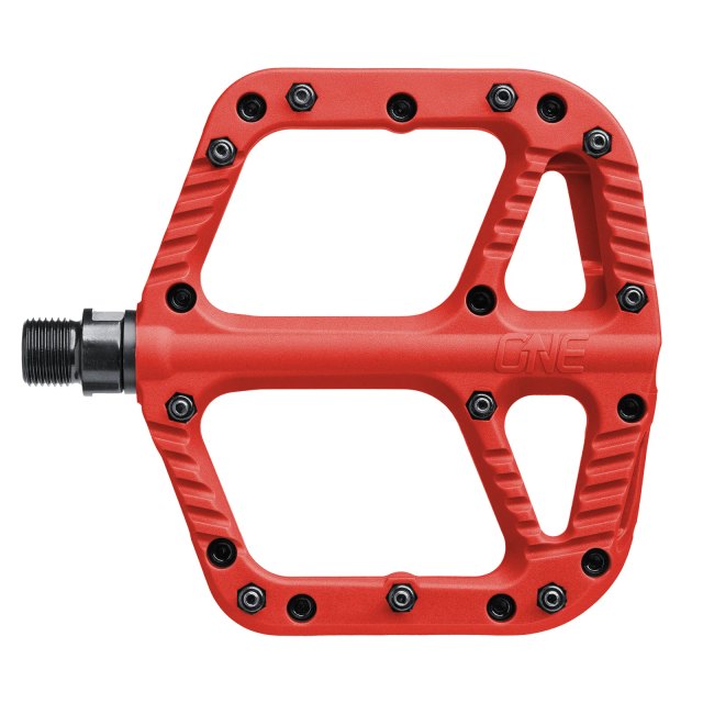 OneUp Components Composite Flat Pedal. Manufacturer reference photo; color and size may vary.