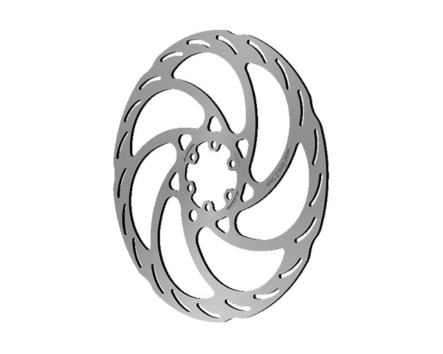 MAGURA MAGURA MDR-S 2.5 180 mm 6-Bolt Disc Rotor. Manufacturer reference photo; color and size may vary.