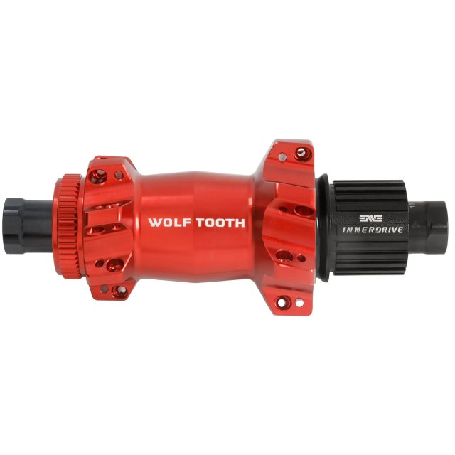 Wolf Tooth Components Mountain Rear Hub - Straight Pull Centerlock Boost. Manufacturer reference photo; color and size may vary.