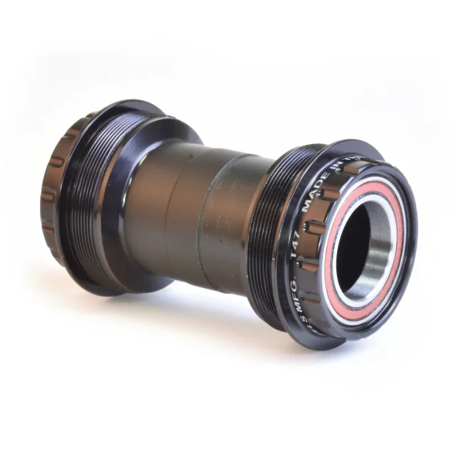 Wheels Manufacturing Wheels Mfg T47 Outboard 22/24 mm SRAM GXP Angular Contact Bottom Bracket. Manufacturer reference photo; color and size may vary.