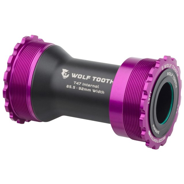 Wolf Tooth Components T47 Internal Bottom Bracket. Manufacturer reference photo; color and size may vary.