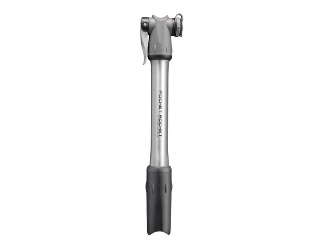 Topeak Pocket Rocket Mini Pump. Manufacturer reference photo; color and size may vary.