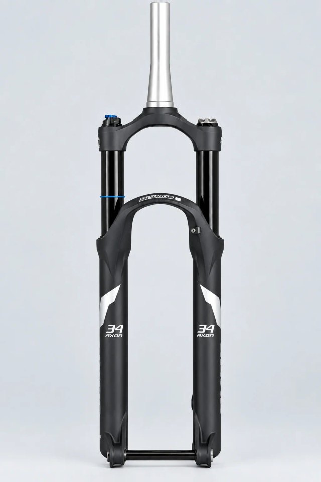 SR Suntour SR Suntour AXON34 Boost Suspension Fork. Manufacturer reference photo; color and size may vary.