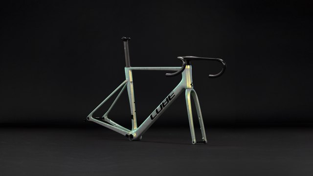 Cube Litening AIR C:68X Frameset. Manufacturer reference photo; color and size may vary.