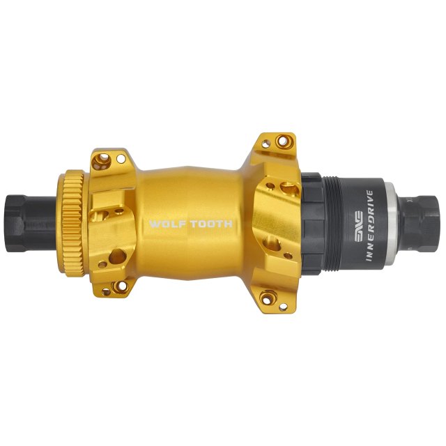 Wolf Tooth Components Road / Gravel Rear Hub - Straight Pull Centerlock. Manufacturer reference photo; color and size may vary.