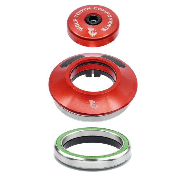 Wolf Tooth Components Wolf Tooth Premium IS52 Aero Headset for Semi-Internal Routing. Manufacturer reference photo; color and size may vary.
