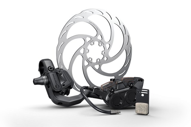 MAGURA MAGURA GUSTAV ELITE 4-Piston Brake Caliper. Manufacturer reference photo; color and size may vary.