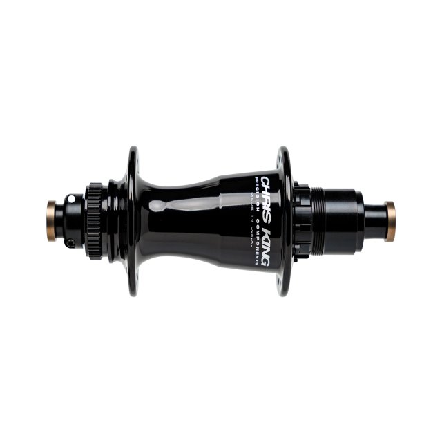 Chris King Superboost Centerlock Rear Hub. Manufacturer reference photo; color and size may vary.