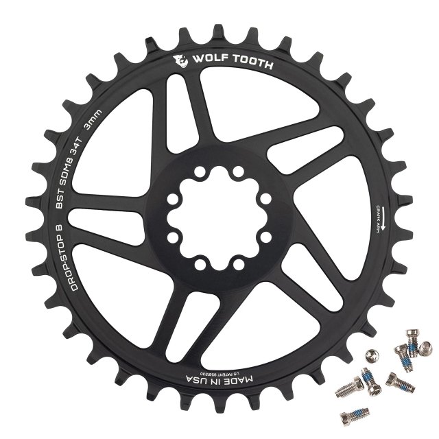 Wolf Tooth Components Direct Mount Chainrings for SRAM 8-Bolt Mountain Cranks product image.